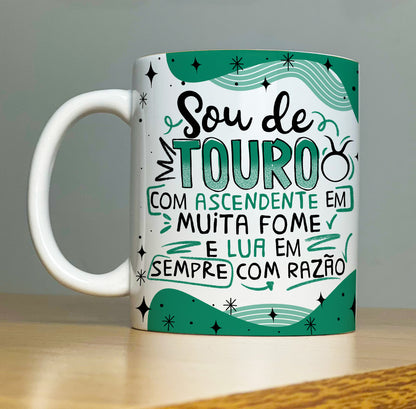 Caneca Signo de Touro (Horóscopo)