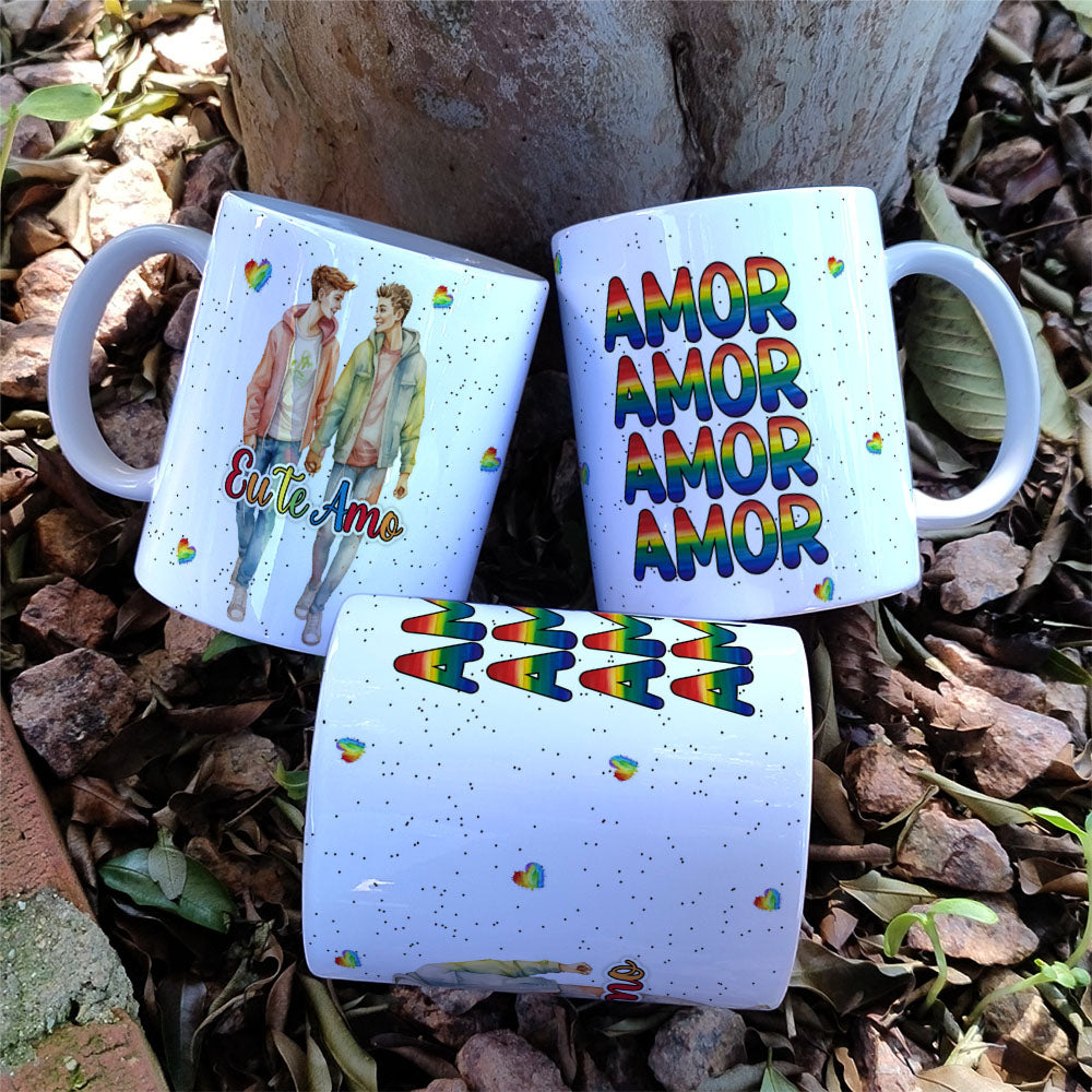 Caneca Amor, Amor ELE e ELE Personalizado