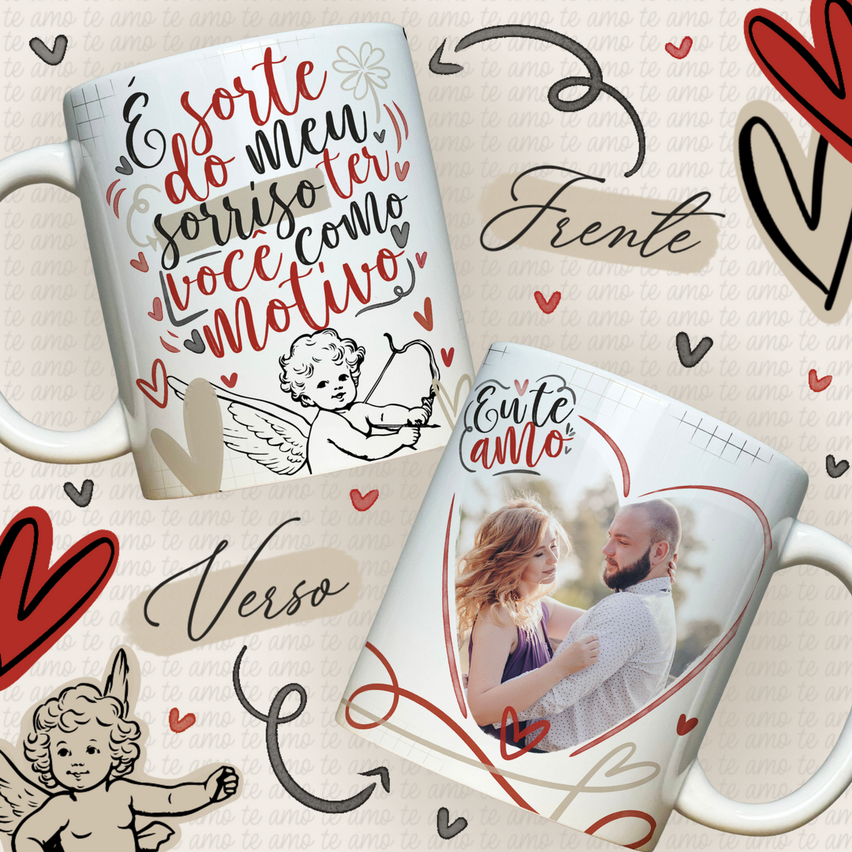 Caneca Dia dos Namorados É Sorte