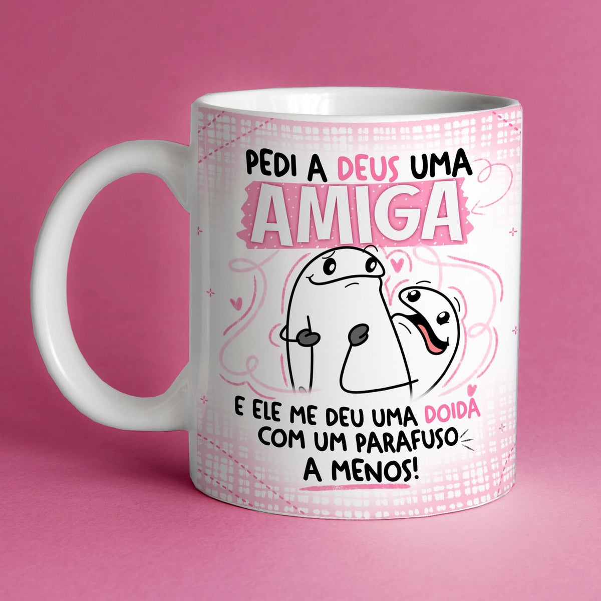 Caneca Personalizada Pedi a Deus uma Amiga