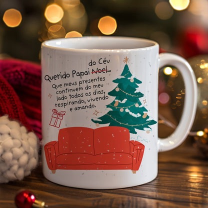 Caneca Personalizada "Querido Papai do Céu"