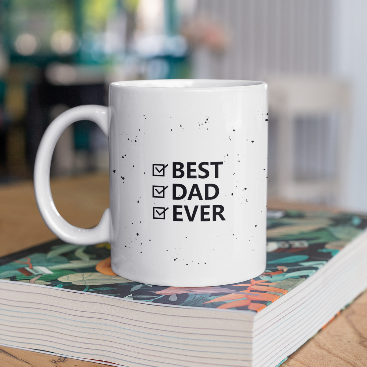 Caneca Personalizada Dia dos Pais (BEST, DAD, EVER)