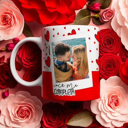 Caneca Dia dos Namorados (Você me completa)