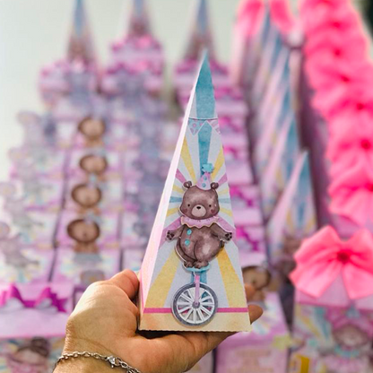 Kit 25 Caixinhas sobreposta personalizada Com o Tema da Sua Festa