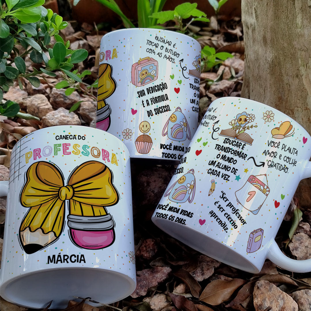 Caneca Personalizada Professora (Mapa Mental)