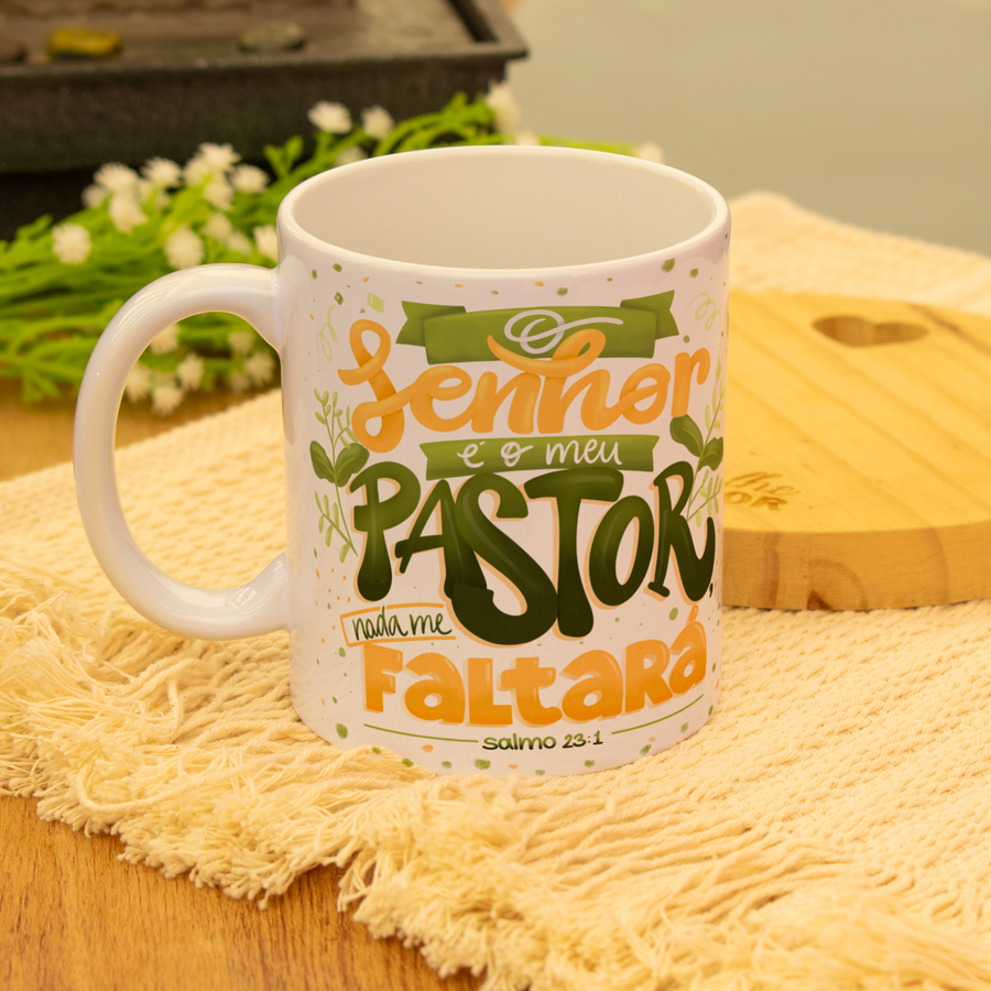 Caneca Personalizada O Senhor é Meu Pastor