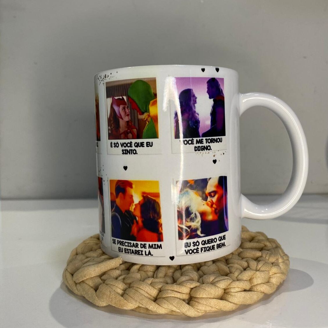 Caneca Amor “7 Formas de Amar” — Presente Perfeito para Seu Par