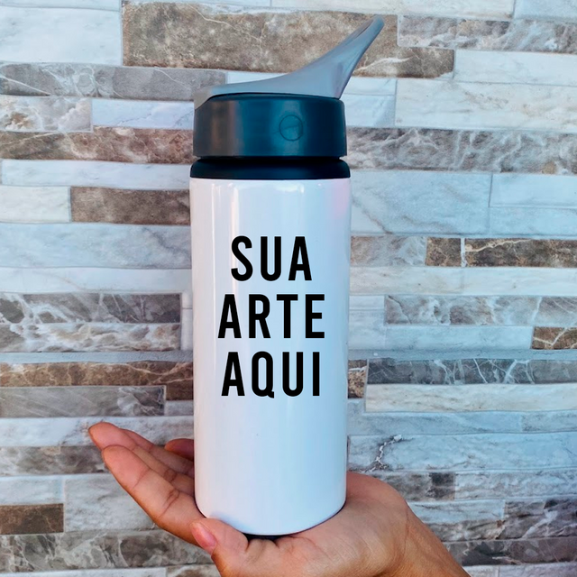Garrafa Personalizada Alumínio Academia 600ml