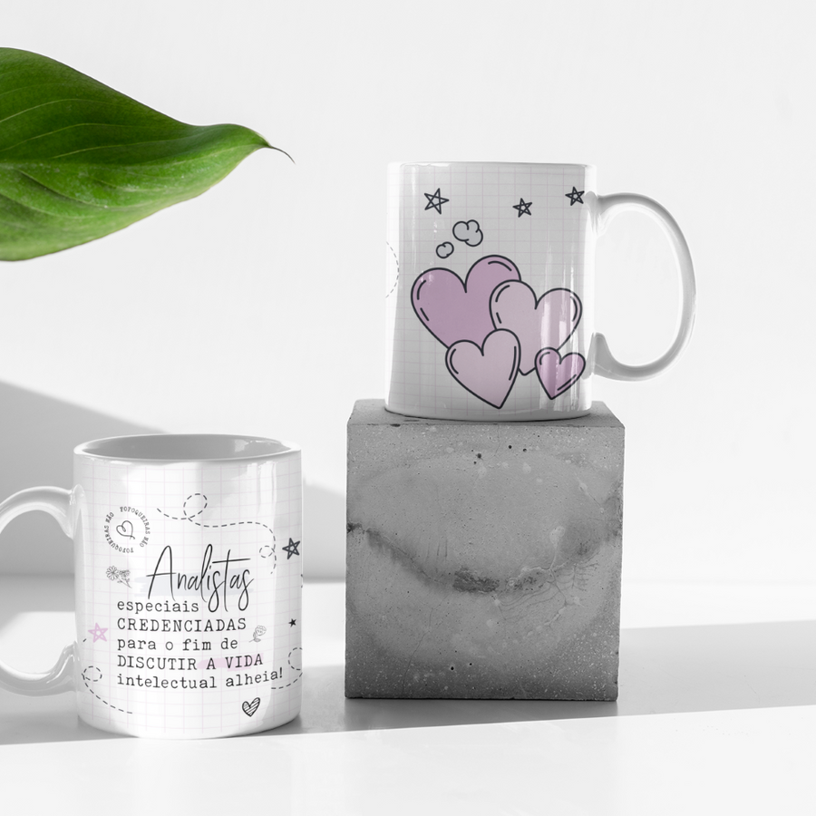 Caneca Personalizada Amigas Analistas