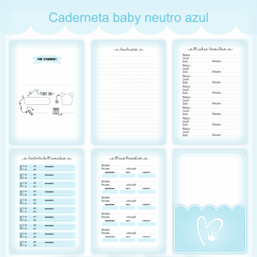 Caderneta de Saúde Personalizada Baby Menino - Image 2