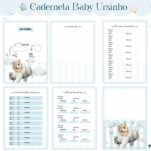 Caderneta de Saúde Personalizada Baby Urso - Image 2