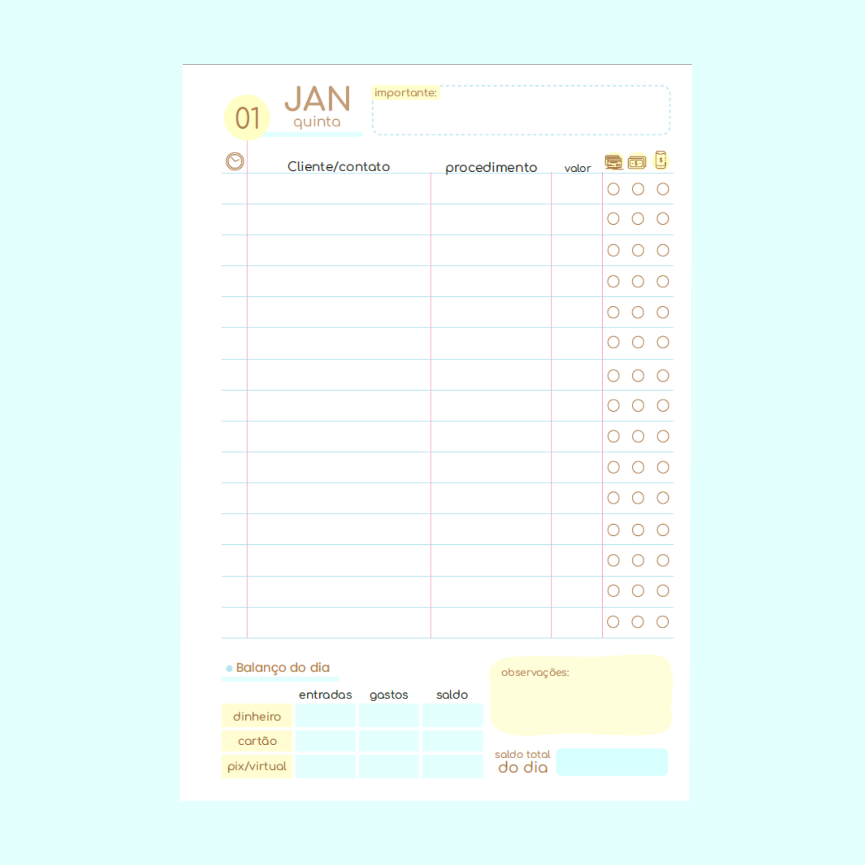 Agenda de Agendamentos 2026 Barbeiro- (Personalizada Com a sua Foto) - Image 7