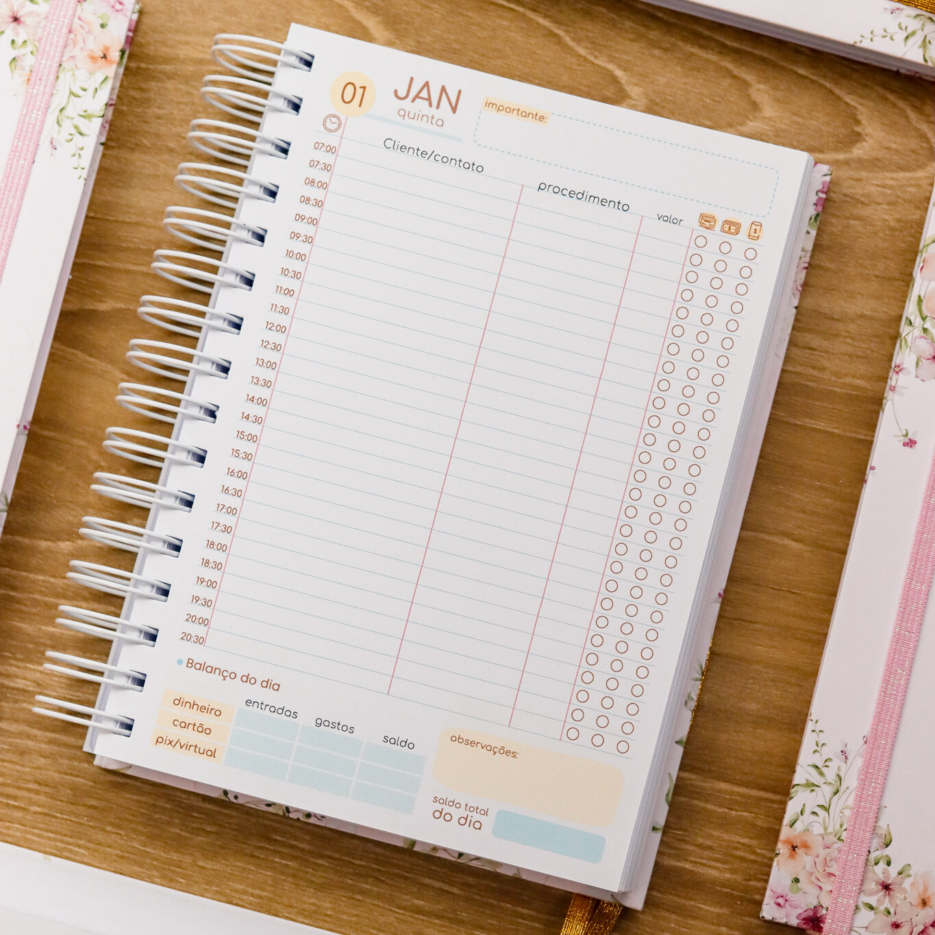 Agenda de Agendamentos 2026 Comercial - Com Horários (Personalizada) - Image 5