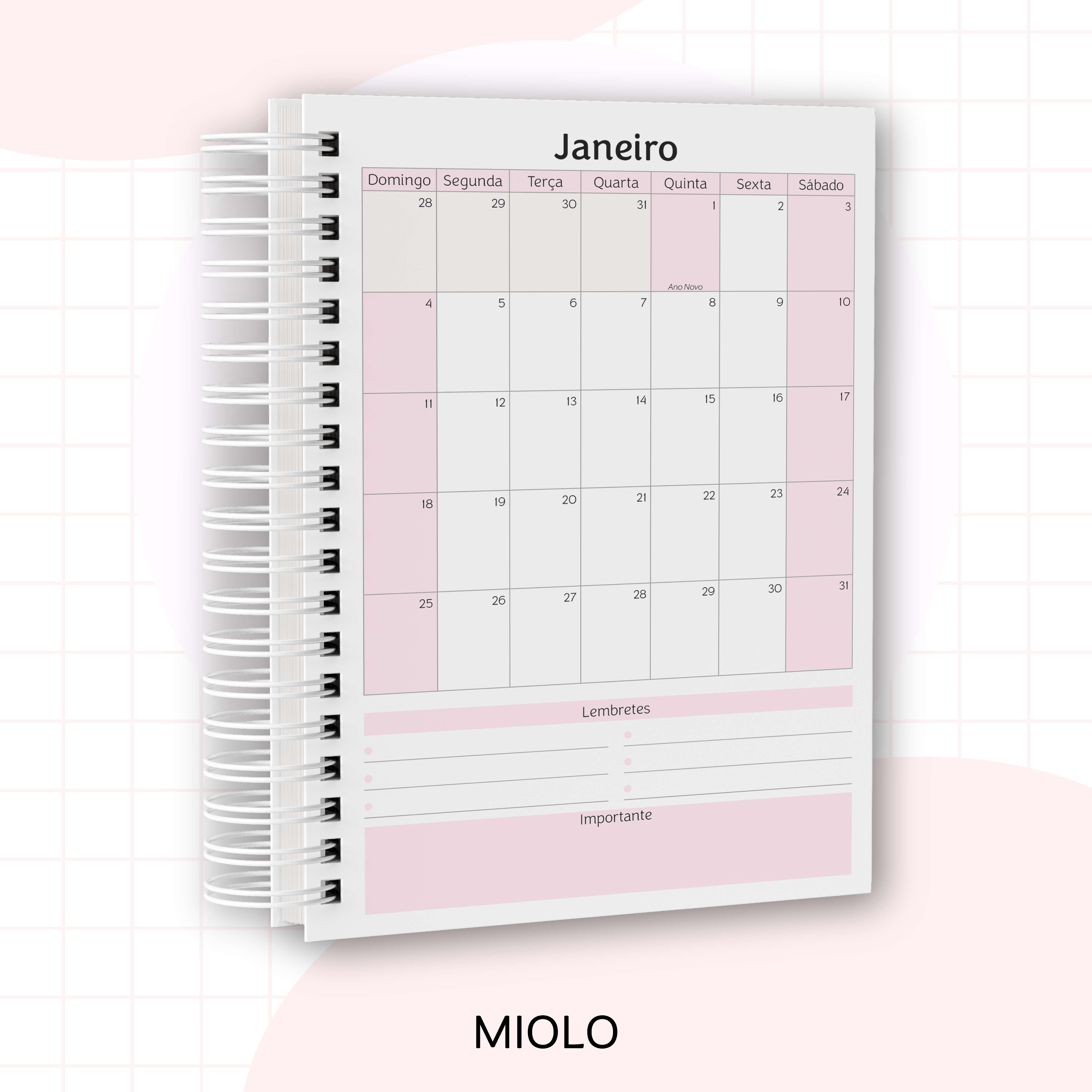 Agenda 2026 Cerejinha - Personalizada com Seu Nome - Image 4